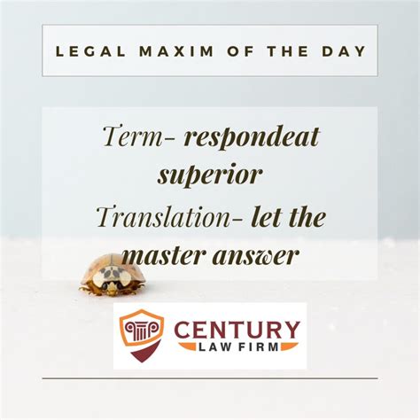 Respondeat Superior - Legal Maxim Meaning and Explanation