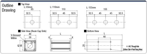 Single Unit Aluminum Compact Switch Box W48 x H45 | MISUMI | MISUMI India