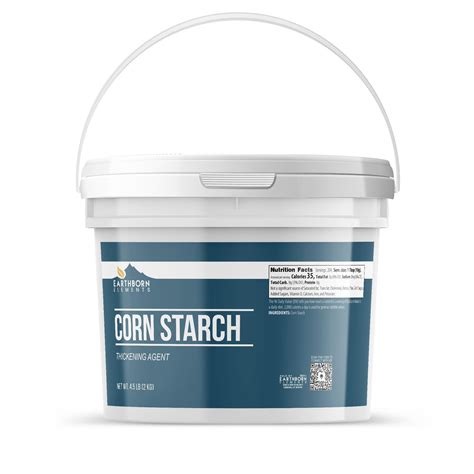 Earthborn Elements Corn Starch 1 Gallon, Thickener For Sauces, Soup ...
