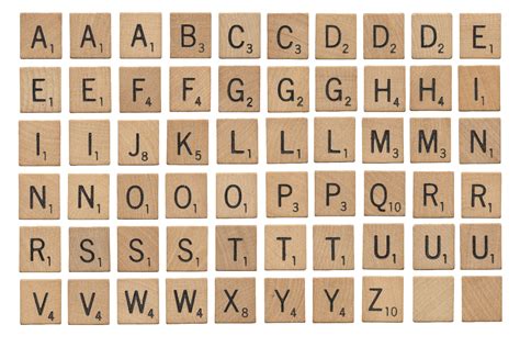 List Of Scrabble Tile Values
