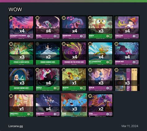 WOW Lorcana Deck | Disney Lorcana