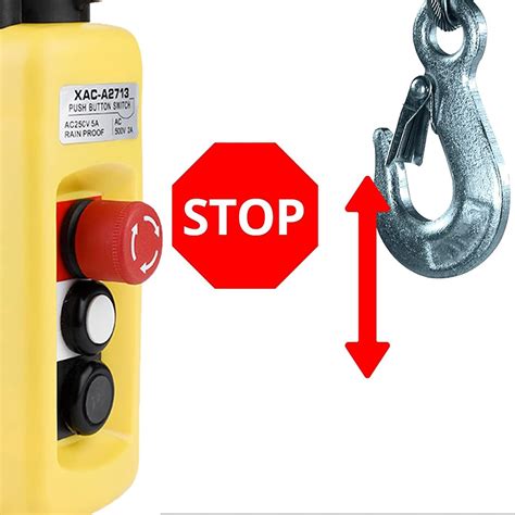 Yosoo Health Gear Hoist Up Down Switch, Pendant Crane Control Switch ...