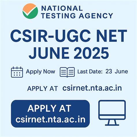 Joint CSIR-UGC NET Examination – June 2025