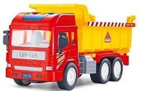 tread mall Unbreakable Plastic Powered LIN DA Dump Truck For Kids ...