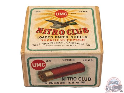 At Auction: Remington UMC, Remington UMC Nitro Club Loaded Paper Shot ...