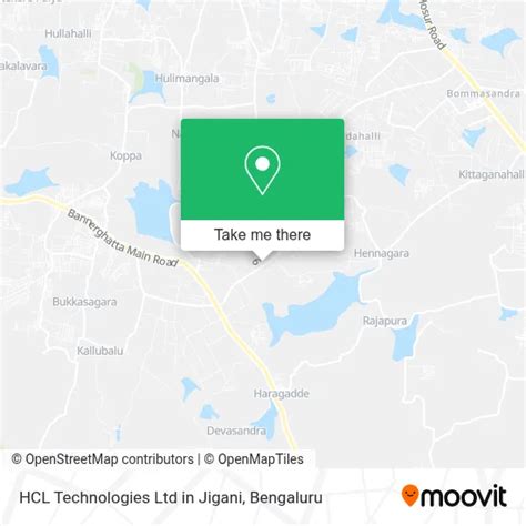 How to Get to HCL Technologies Ltd in Jigani in Bengaluru by Bus or Metro?