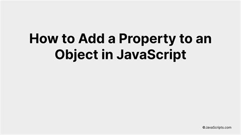 Image result for Add Property to Object JavaScript