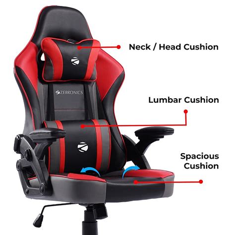 Zebronics GC1600 Gaming Chair (Red) Best Price in India on Thevaluestore.in