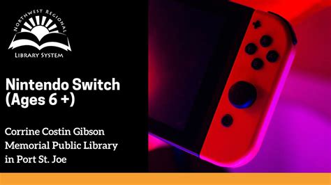 Nintendo Switch (Ages 6 and up) - Summer Start Time is 2 p.m. ET, Port ...