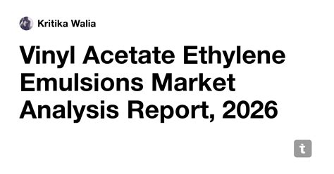 Vinyl Acetate Ethylene Emulsions Market Analysis Report, 2026 — Teletype