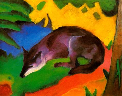 The Foxes by Franz Marc | Obelisk Art History