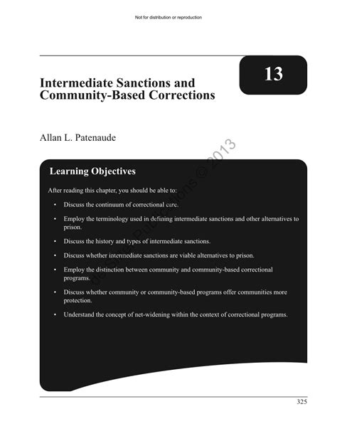 Image result for Types of Intermediate Sanctions