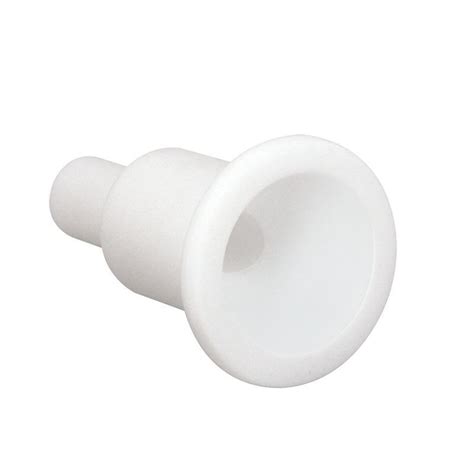 Adapter, 1-1/2" Beaded Pipe to 3/4" Compression Fitting, PTFE, each