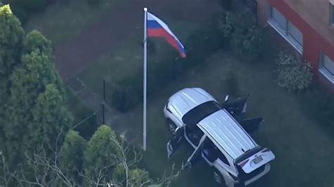 Man Crashes Car Into Russian Consulate, Police Pull Guns