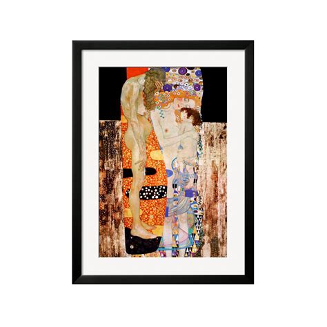 The Three Ages of Woman, c.1905 (Black SOHO Wood Frame) - Gustav Klimt ...