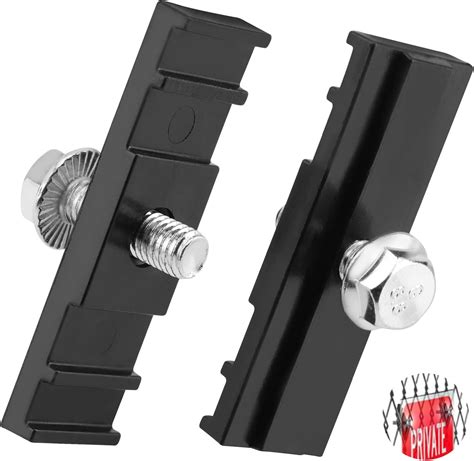 Amazon.com: 48pcs Chain Link Fence Sign Mounts Fastener Brackets Clips ...