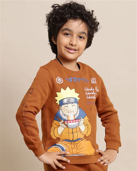 Naruto Printed Regular Fit Sweatshirt For Boys – Kidsville