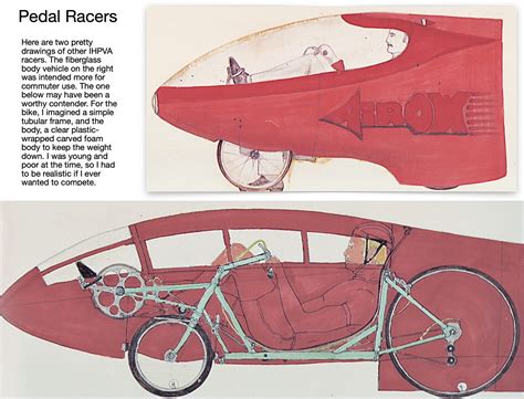 Sketch ideas of Human Powered Vehicles. Click on the image for more ...
