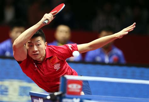 图文：乒乓球亚锦赛男团决赛 马龙在比赛中-搜狐体育