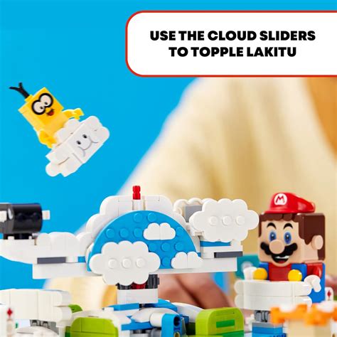 Buy LEGO Super Mario Lakitu Sky World Expansion Set 71389 Building Kit ...