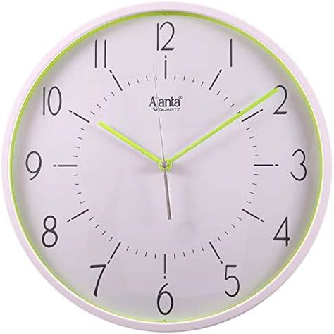 Buy Ajanta Night Glow Radium Plastic Analog Wall Clock (310 X 44 X 310 ...