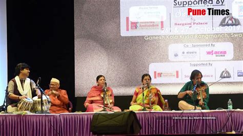 Abhangwani on Violin at Diwali pahat in Pune