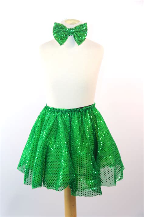 Green Classic Sequin Circle Skirt – Sparkle Costume