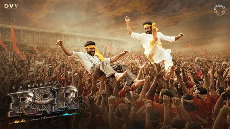 Jr NTR and Ram Charan unveil new RRR poster on Ugadi 2021 - Movies News