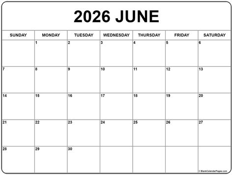 June 2020 calendar | free printable calendars