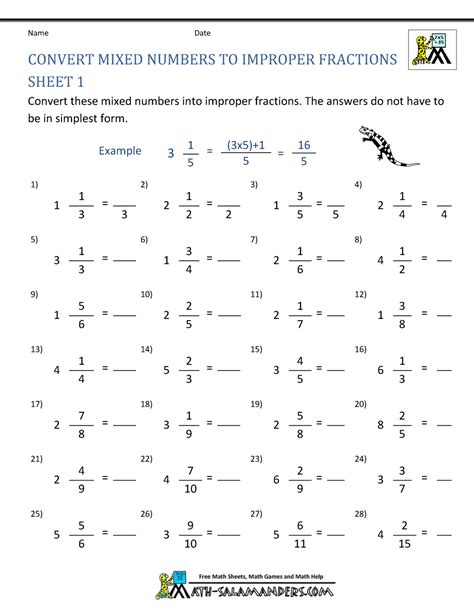 How to Convert Improper Fractions 的图像结果