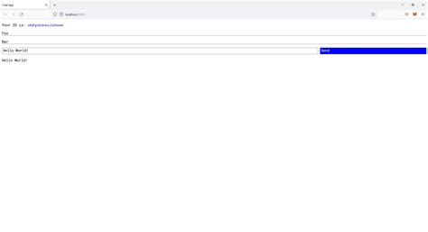 React Express API Chat Socket.io Tutorial 的图像结果