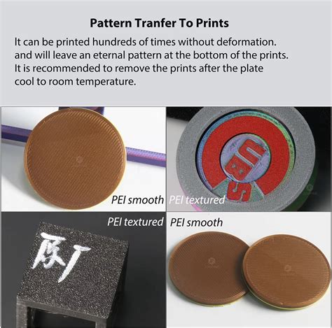 Anycubic Kobra 3 Build Plate 256x268 Double sided PEI Textured Bed ...