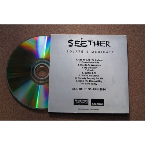 Image result for Isolate and Medicate Seether CD