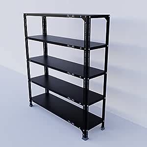 ALIJA®️ Slotted Angle Metal Rack(4 x 3.5 x 1 Ft. / 48 x 41 x 12 Inch ...