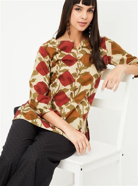 Buy Women Printed Tunic Online at just Rs. 499.0 - 1000015554921 | Max ...