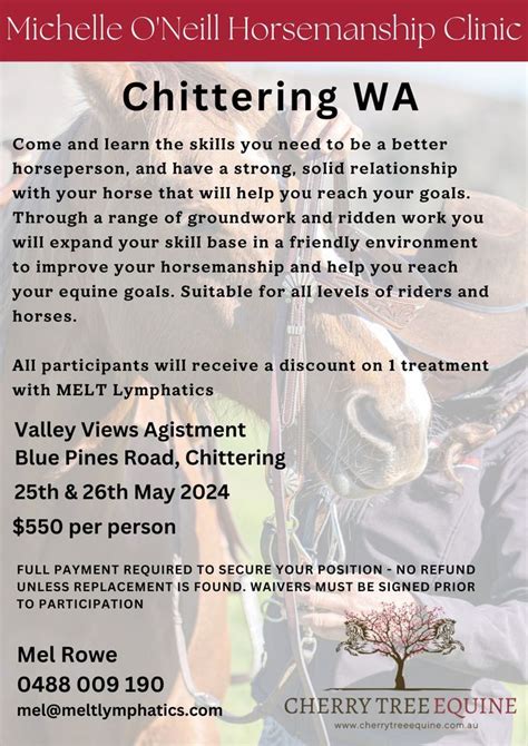 Horsemanship Clinic Chittering WA, Western Australia, Broome, 25 May to ...