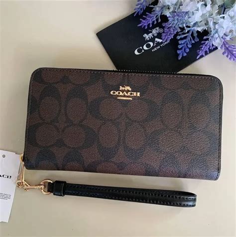 COACH PC4452 シグネチャーキャンバス財布