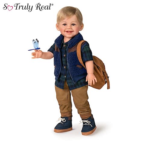 So Truly Real Little Explorer Hand-Painted Toddler Doll With Custom ...