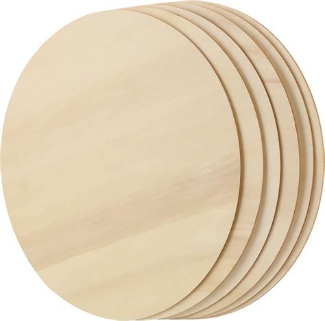 KOHAND 6 PCS 20 Inch Wood Circles, Unfinished Wood Rounds India | Ubuy