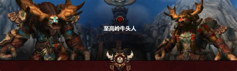 魔兽世界---至高岭牛头人传承护甲_哔哩哔哩_bilibili