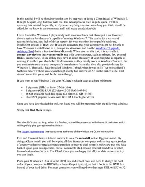 Windows 7 Installation Guide 的图像结果