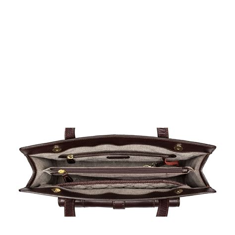 Buy Hidesign Toffee 02 Red Tote Online