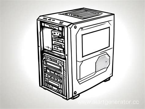 Gaming Computer Drawing 的图像结果