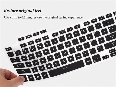 CASEDAO Keyboard Cover for ASUS TUF Gaming F15/F17/A15/A17, India | Ubuy