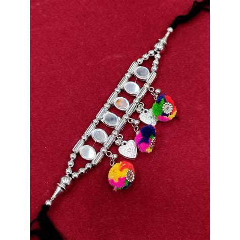 Akruti Collection Oxidised Plated Choker Necklace Set – JewelEMarket