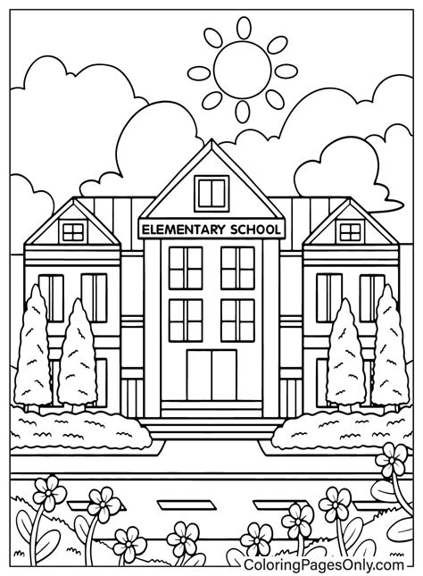 Elementary School Coloring Pages - Free Printable PDF & Online Coloring