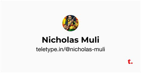 Nicholas Muli — Teletype