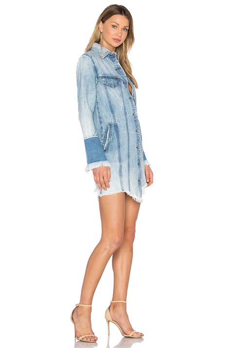 TORTOISE Gene Shirt Dress in Light Blue | REVOLVE
