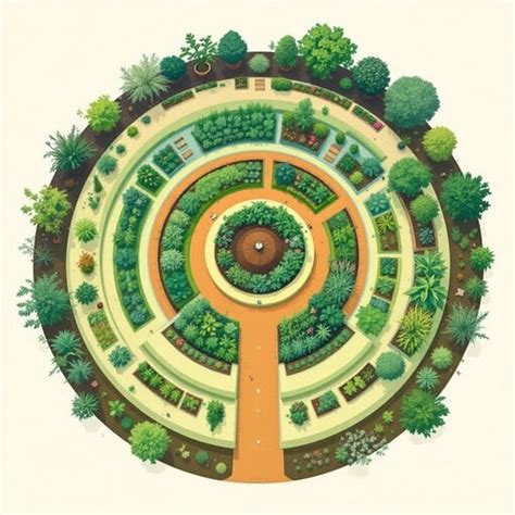 Image result for Circular Landscape Design