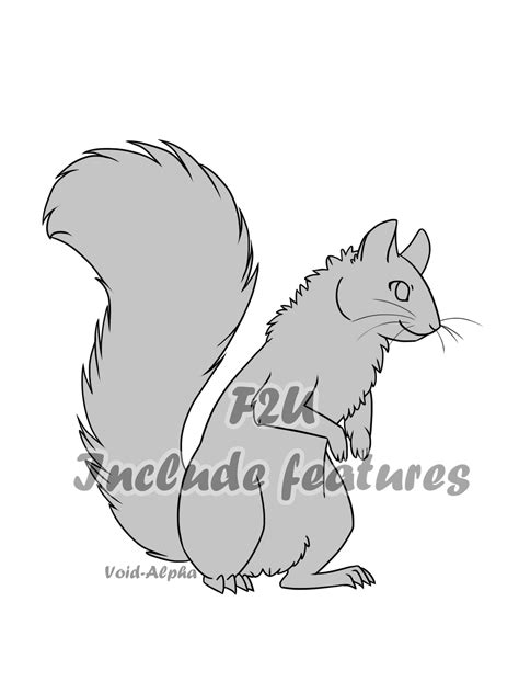 Squirrel Base - F2U by MasterCrimmy on DeviantArt